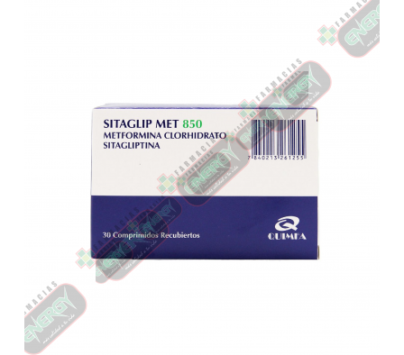 SITAGLIP MET 850MG X 30 COMPRIMIDO  2482/1255