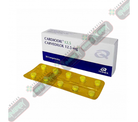 CARDIODIL 12,5mg x 30 COMPRIMIDOS - 4219/8070