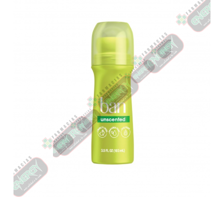 BAN ROLL-ON UNSCENTED 3.5OZ 108084/1743