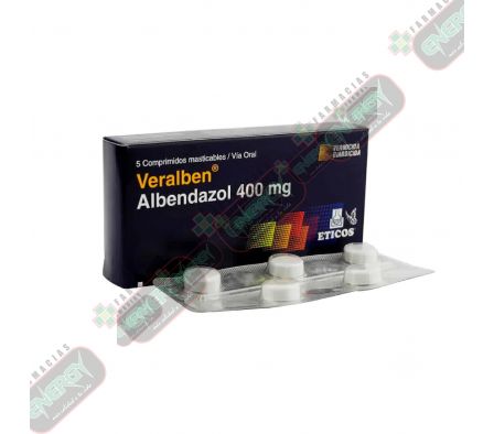 VERALBEN 400mg * 5 COMPRIMIDOS MASTC-1531