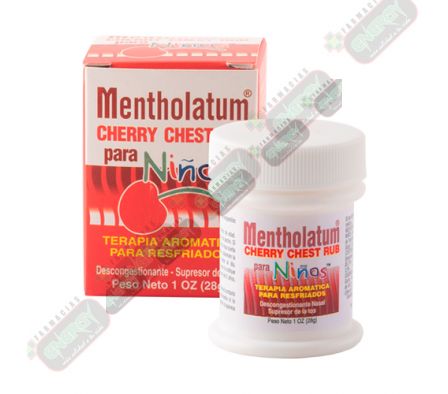 MENTHOLATUM CHERRY NIÑOS RUB 1oz - 0050