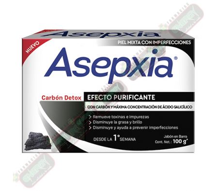 ASEPXIA JABON CARBON DETOX X 100GR-5401