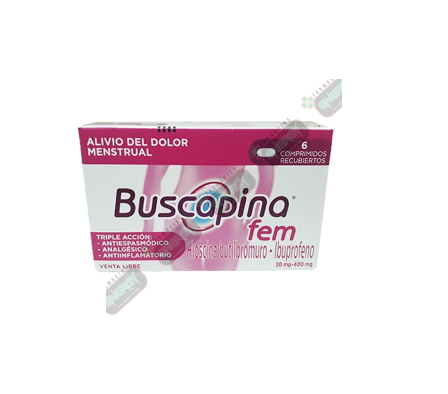 BUSCAPINA FEM x 6 COMPRIMIDOS - 6867/8751
