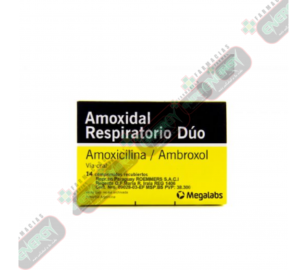 AMOXIDAL RESPIRAT* DUO x 14 compr.