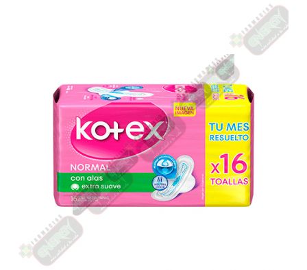 KOTEX TOALLA FEM NORMAL C/A X 16 - 0828
