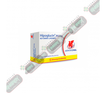 HIPOGLUCIN 850 CAJA X  30 COMPRIMIDOS - 3380