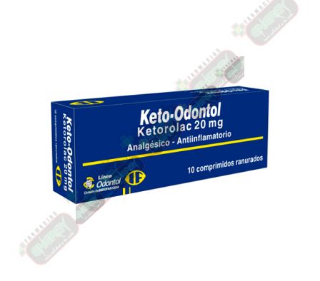 KETO-ODONTOL CAJA X 10 COMPRIMIDOS-2418