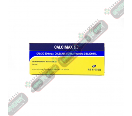 CALCIMAX D3 * 24 COMP. MASTICABLES (1326)