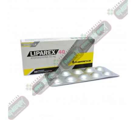 LIPAREX 40MG CAJA X 30 COMPR - 8150