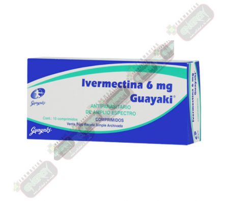 IVERMECTINA 6mg x 10 COMPRIMIDOS - GUAYAKI