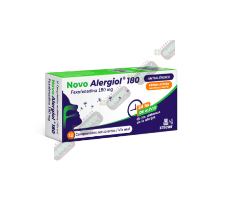 NOVO ALERGIOL 180mg x 10 COMP-1135