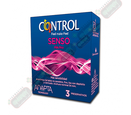 CONTROL SENSATION x 3 PRESERVATIVOS - 1009