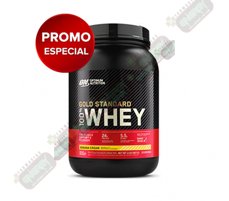 PROMO 100%WHEY GOLD STAN BANANA CREAM 2LB-2956