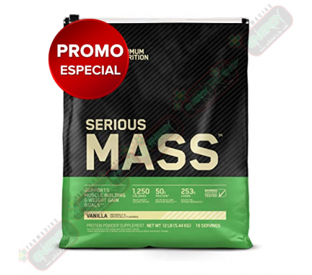 PROMO SERIOUS MASS VAINILLA 12 LBS - 2382