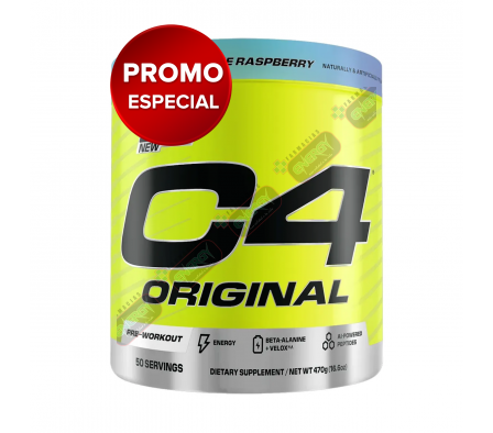 COMBO CELLUCOR C4 BLUE RASBERRY X 50 SERVICE-13391