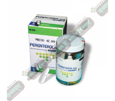 PERENTEROL 250mg x 6 CAPSULAS - 9187