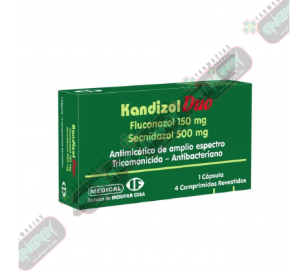 KANDIZOL DUO 1 + 4 COMPRIMIDOS - INDUFAR