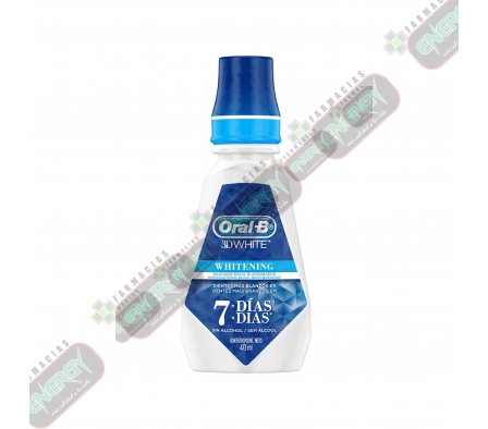 ORAL - B ENJUAG 3D WHITE X 473ML  - 7747