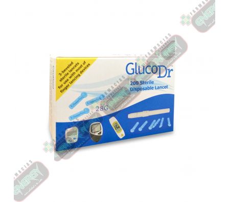 GLUCO DR  LANCETAS x 50UNID.  - 0285