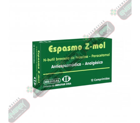 ESPASMO Z-MOL x 12 COMPRIMIDOS - 0803