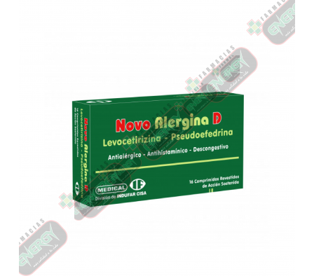NOVO ALERGINA D  X 16 COMP - 6256