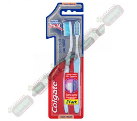 COLGATE CEPILLO SLIM  SOFT 2 X 1 - 7823