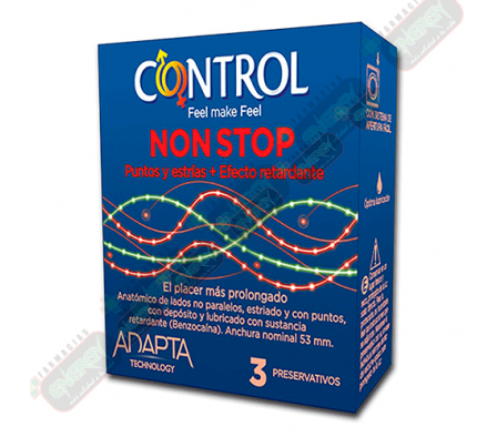 CONTROL ADAPTA NON STOP X 3PRESERVATIVOS-1744