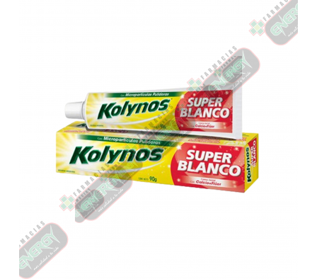 KOLYNOS CREMA DENTAL SUPER BLANCO x 180g - 0282