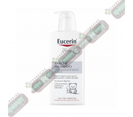 PH5 EUCERIN BABY BAÑO Y SHAMPOO 400ML - 9646