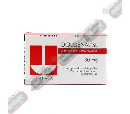 DOLGENAL SL 30MG X 8  COMPRIMIDOS -  4389