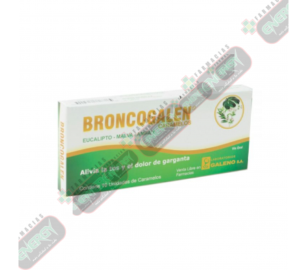 BRONCOGALEN . x 10 CARAMELOS - 0992