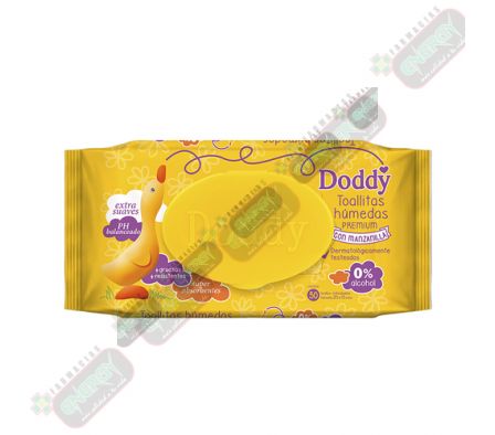 DODDY TOALLITAS HUM.CON MANZANILLA X 50 UND - 2935