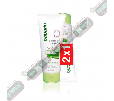 BABARIA CR P/MANOS ALOE VERA 100ML 2X1-4465