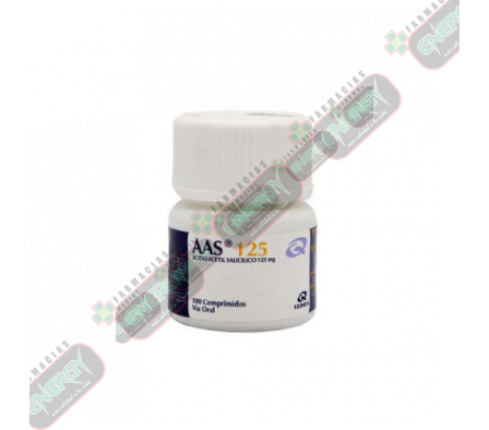 AAS 125 MG FCO X 100 COMP.-1729