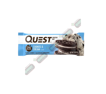 QUEST PROTEIN BAR COOKIES CREAM 60GR 000