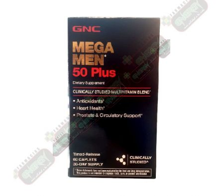 GNC MEGA MEN 50 PLUS x 60 CAP.* 201612/26930/5018
