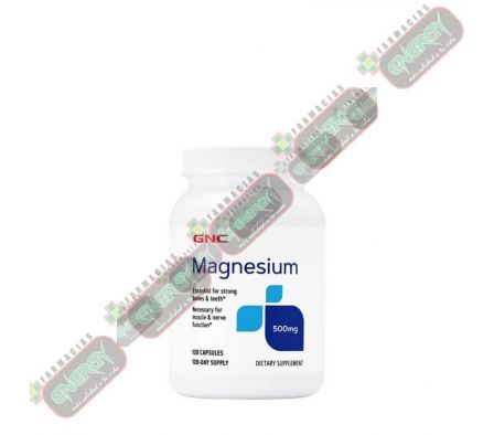 GNC MAGNESIUM 500 MG x 120 CAP. * 136812/ 13