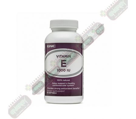 GNC VITAMINA E 1000IU NATURAL x 60 Cap. * 89823