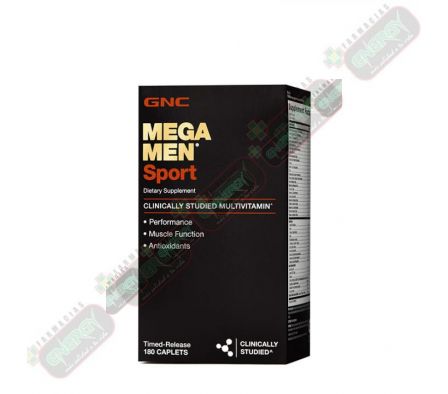 GNC MEGA MEN SPORT. MUKTI *180 CAPS 49304/58552