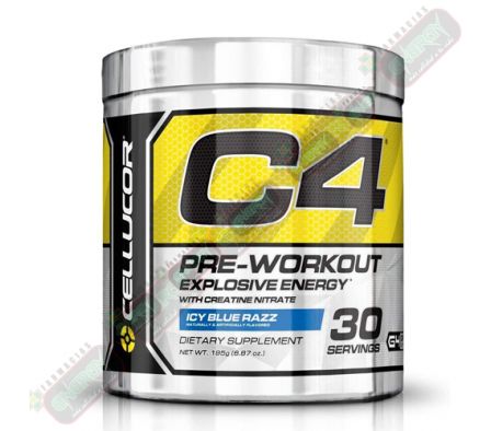 CELLUCOR  RIPPED C4 ICY BLUE RAZZ X30 SERV-7507/50