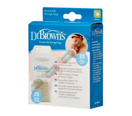 DR. BROWN´S BOLSA P/ LECHE MATERNA X 25UN- 2086 