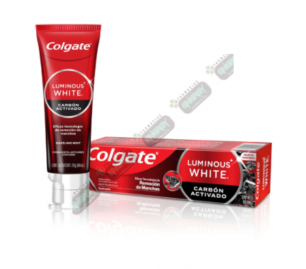 COLGATE CR. DENTAL LUMINOUS  CHARCOAL 90GR - 1057