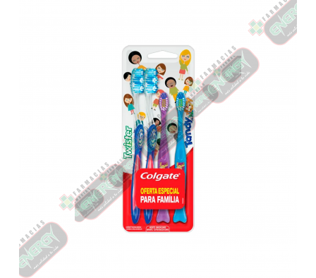 COLGATE CEPILLO DENTAL COL PACK FAMILIAR - 2397