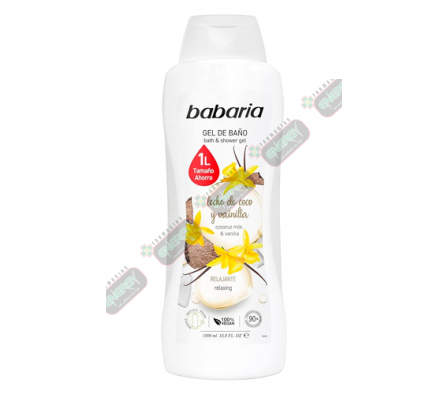 BABARIA GEL DE BAÑO LECHE DE COCO&VAINILLA - 0032