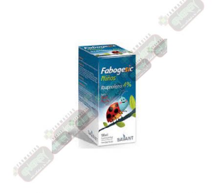 FABOGESIC NIÑOS 4% JARABE FCO x 100 ML - 3917/6116