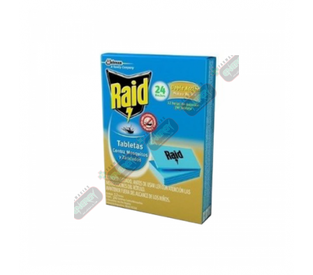 RAID TABLETAS 24 NOCHES x 24 UNID. - 5450/5360