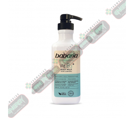 BABARIA BODY MILK VIT  B3+ PIELES SENCIBLES - 0080