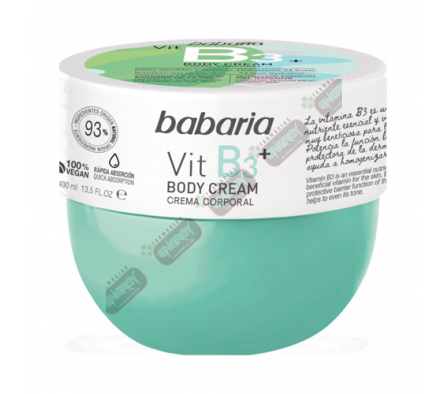 BABARIA BODY CREAM B3 PIELES SENCIBLES  Y AT- 0380