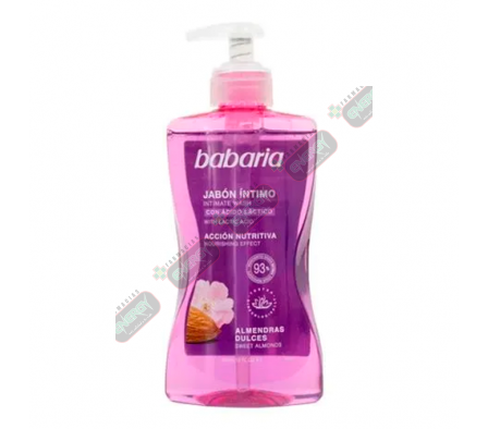 BABARIA JABON INTIMO ALMENDRAS D. x 300ML- 8530