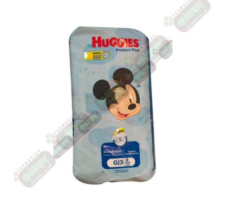 HUGGIES PROT PLUS G REG X 8 - 1849/3461